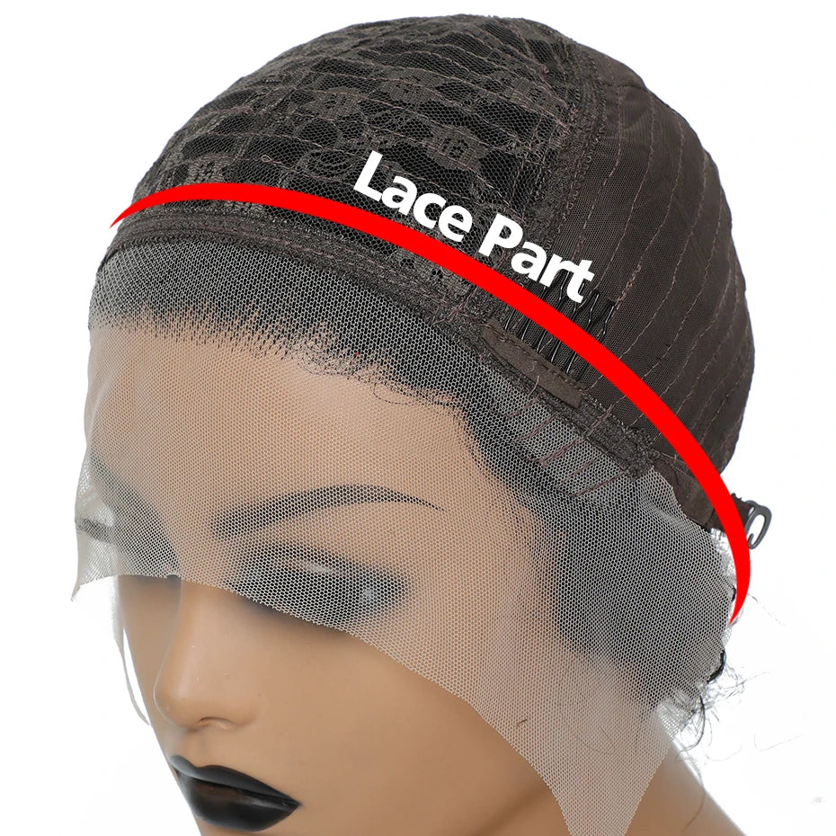 Short Pixie Bob Lace Wig Curly 13x1 Lace Closure Human Hair Wigs Remy Curly Lace Frontal Wig Natural Black