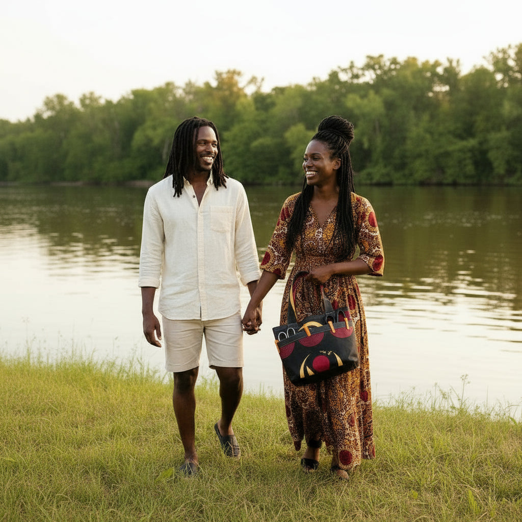 Colourful Ankara Tote | Handmade African