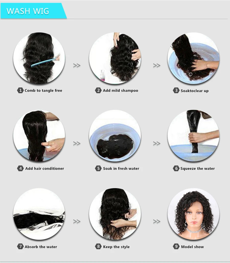 13x4 Lace Braided Wig Handmade Human Hair Afro 13x4 Lace Frontal Wig Cornrow Soft Afro Kinky Curly Wig Wog for Black Women