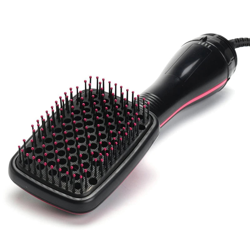 Hot Selling 2-In-1 Negative Ion Hot Air Comb Portable Integrated Negative Ion Hot Air Comb Household Hair Styling Tool
