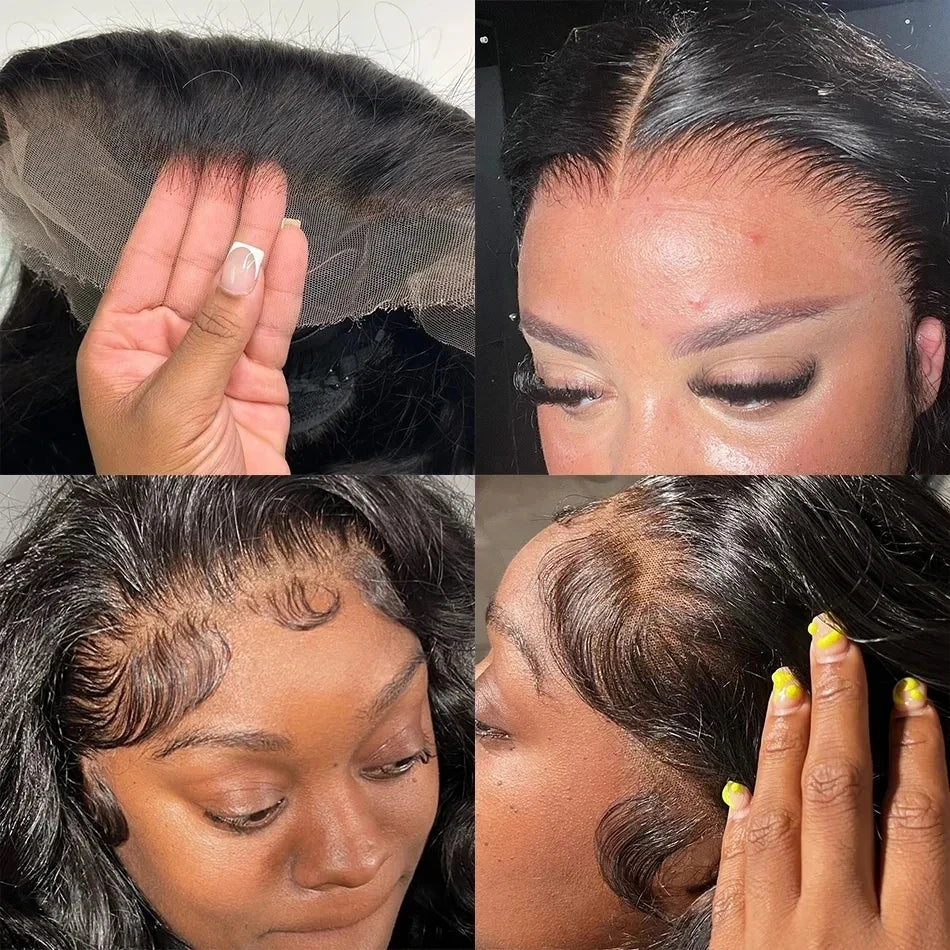 Kinky Curly Bob Wig Lace Front Human Hair Wigs For Women HD Transparent Full Lace Frontal Wig Glueless Wig Cheap Remy Human Hair