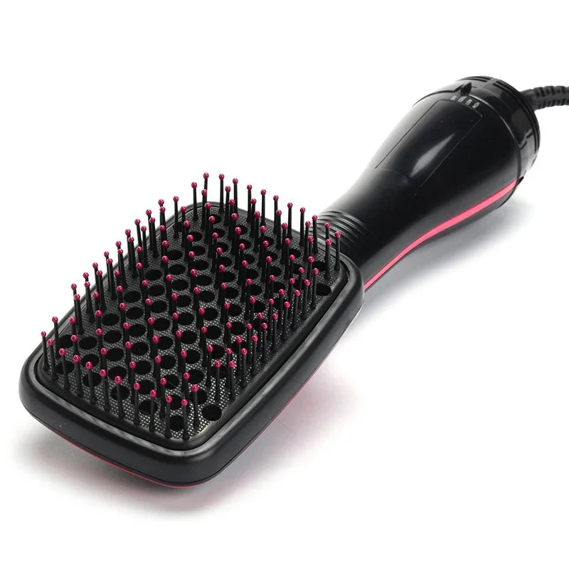 Hot Selling 2-In-1 Negative Ion Hot Air Comb Portable Integrated Negative Ion Hot Air Comb Household Hair Styling Tool