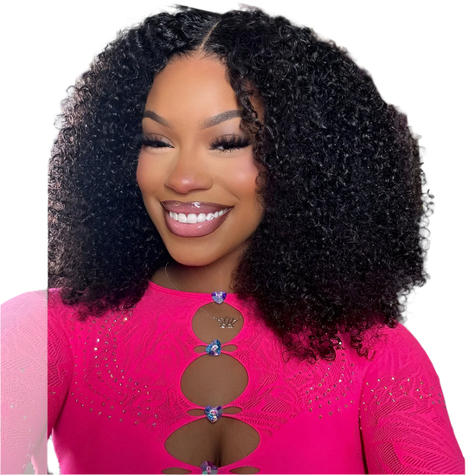 10A 100% Glueless Wigs Human Hair Wigs Ready To Wear Bleached Knots 6x4 Pre Cut HD Transparent Glueless Lace Wigs Kinky Curly