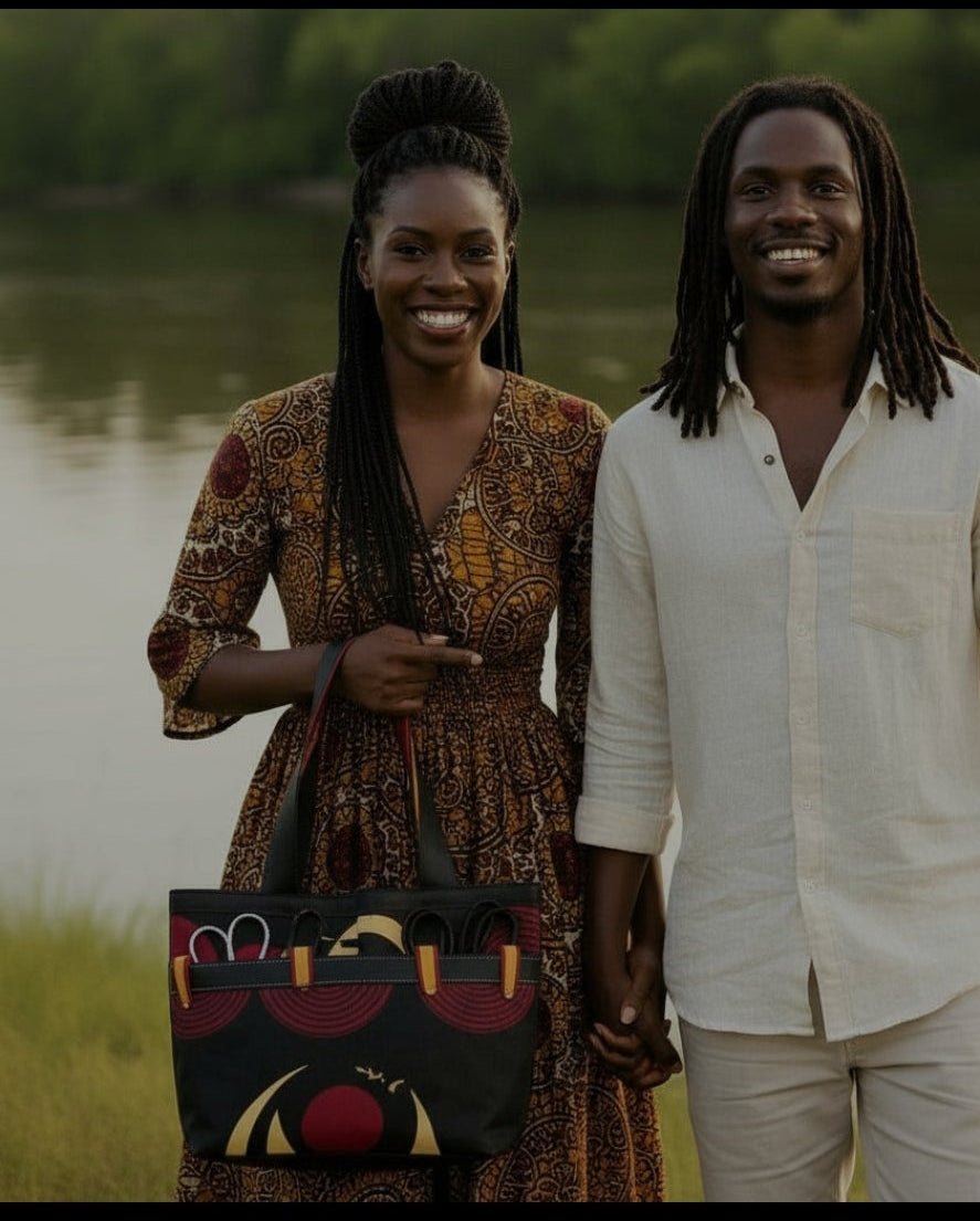 Colourful Ankara Tote | Handmade African