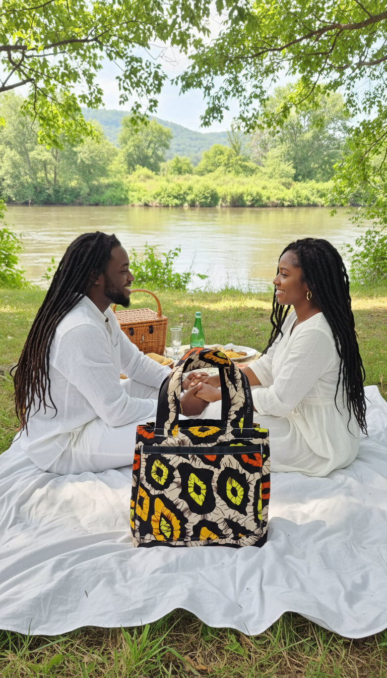 Colourful Ankara Tote | Handmade African