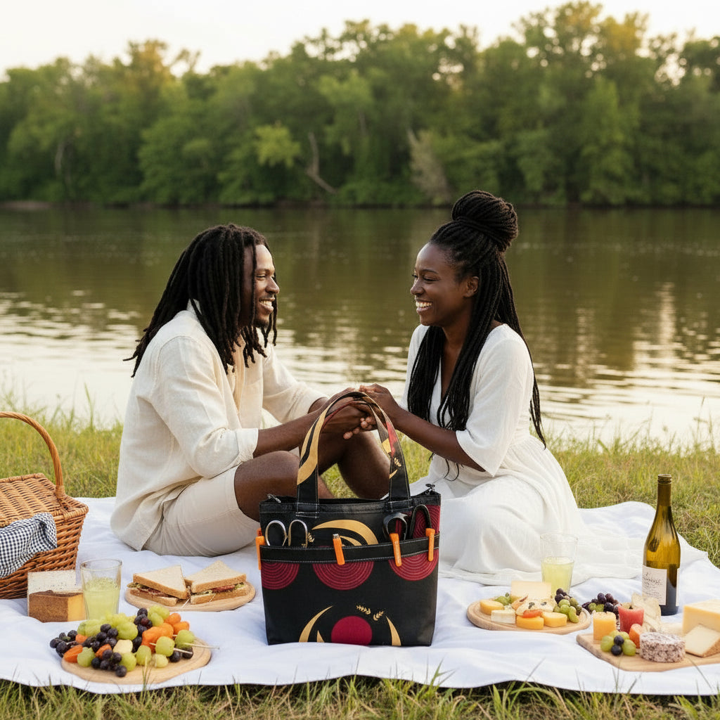 Colourful Ankara Tote | Handmade African