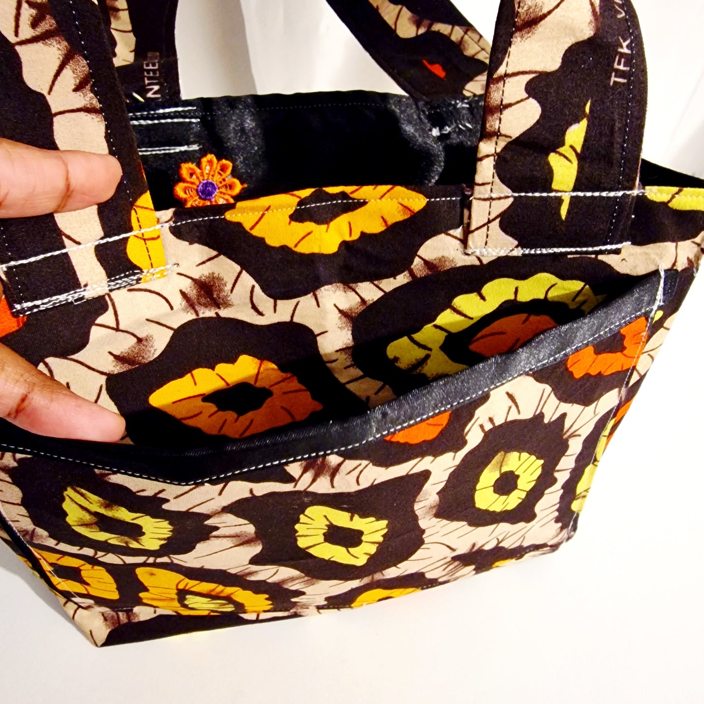 Colourful Ankara Tote | Handmade African