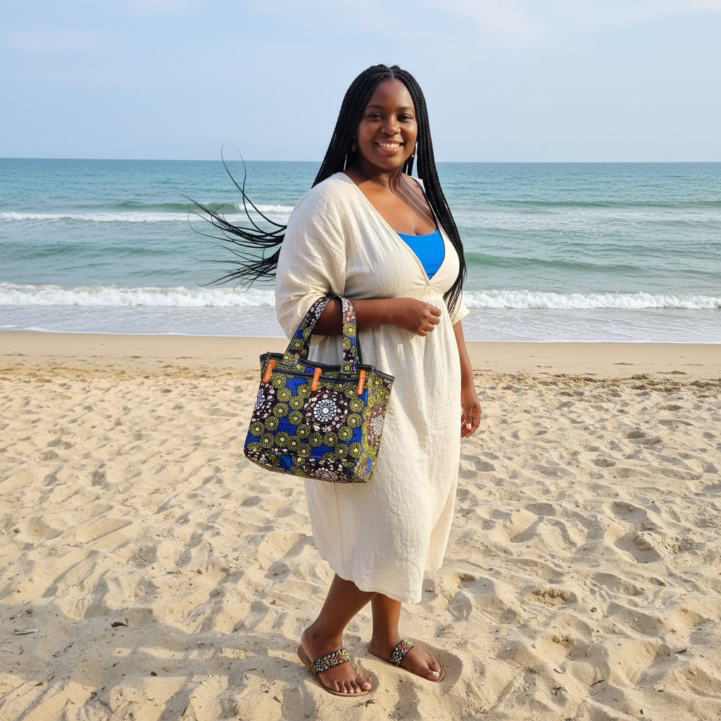 Colourful Ankara Tote | Handmade African