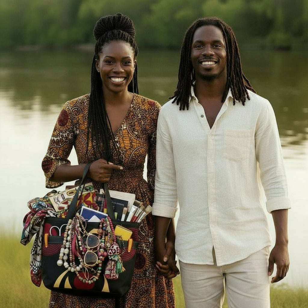 Colourful Ankara Tote | Handmade African