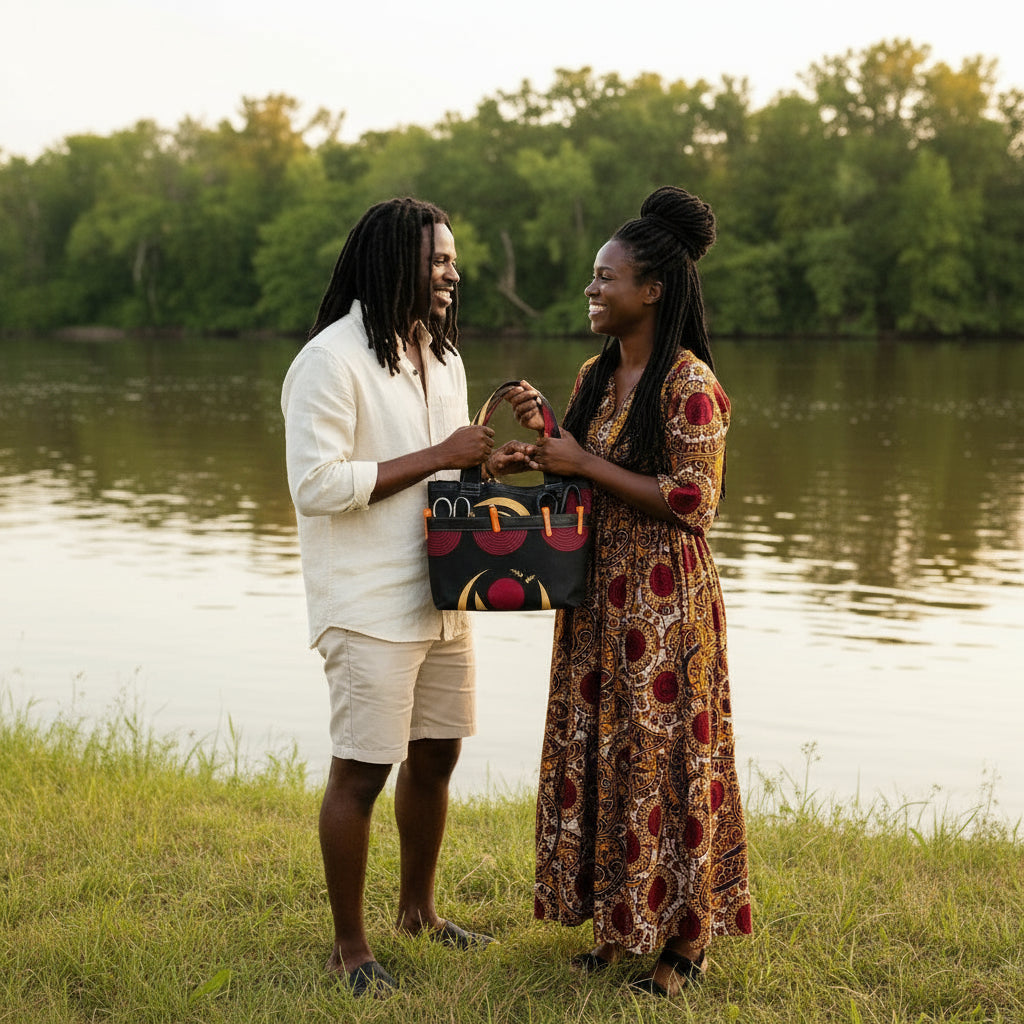 Colourful Ankara Tote | Handmade African