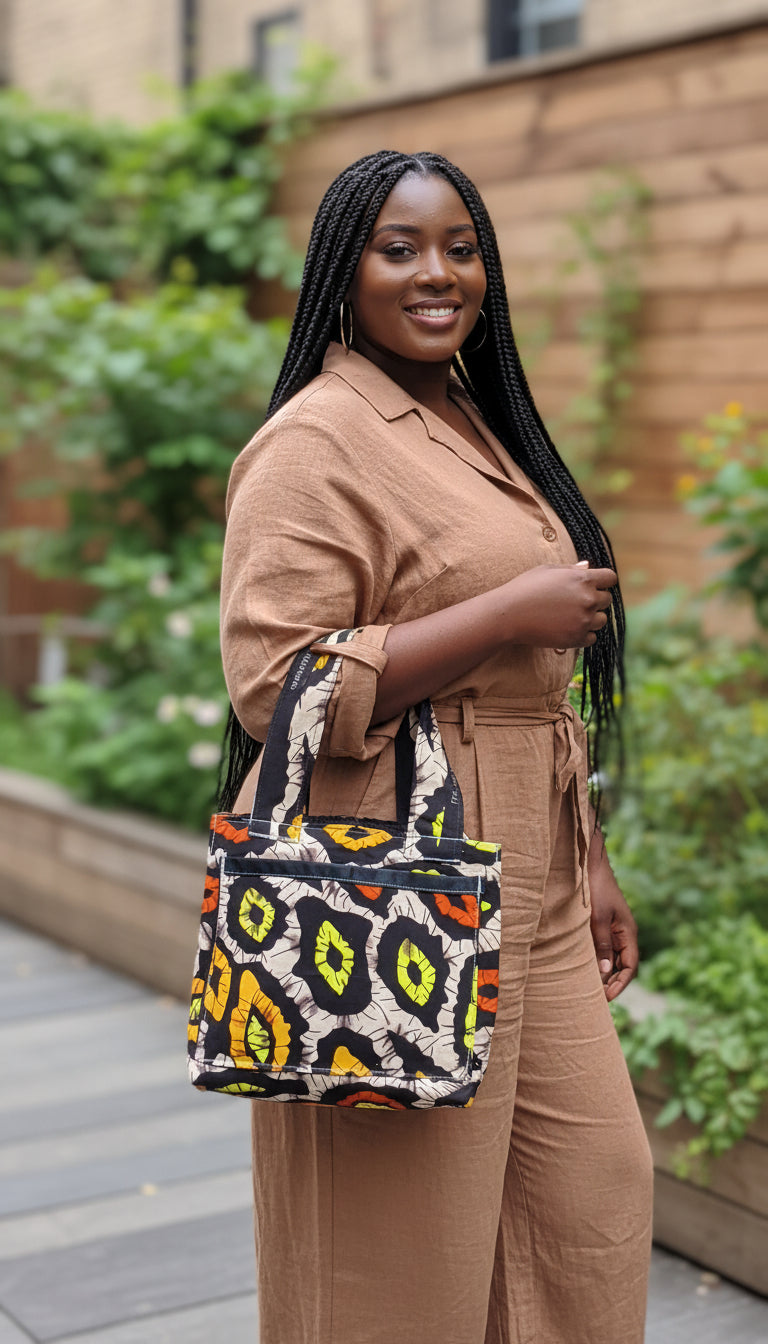 Colourful Ankara Tote | Handmade African