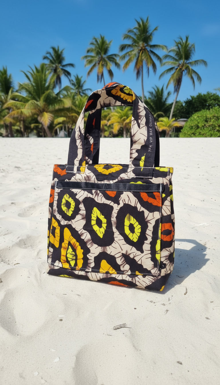 Colourful Ankara Tote | Handmade African