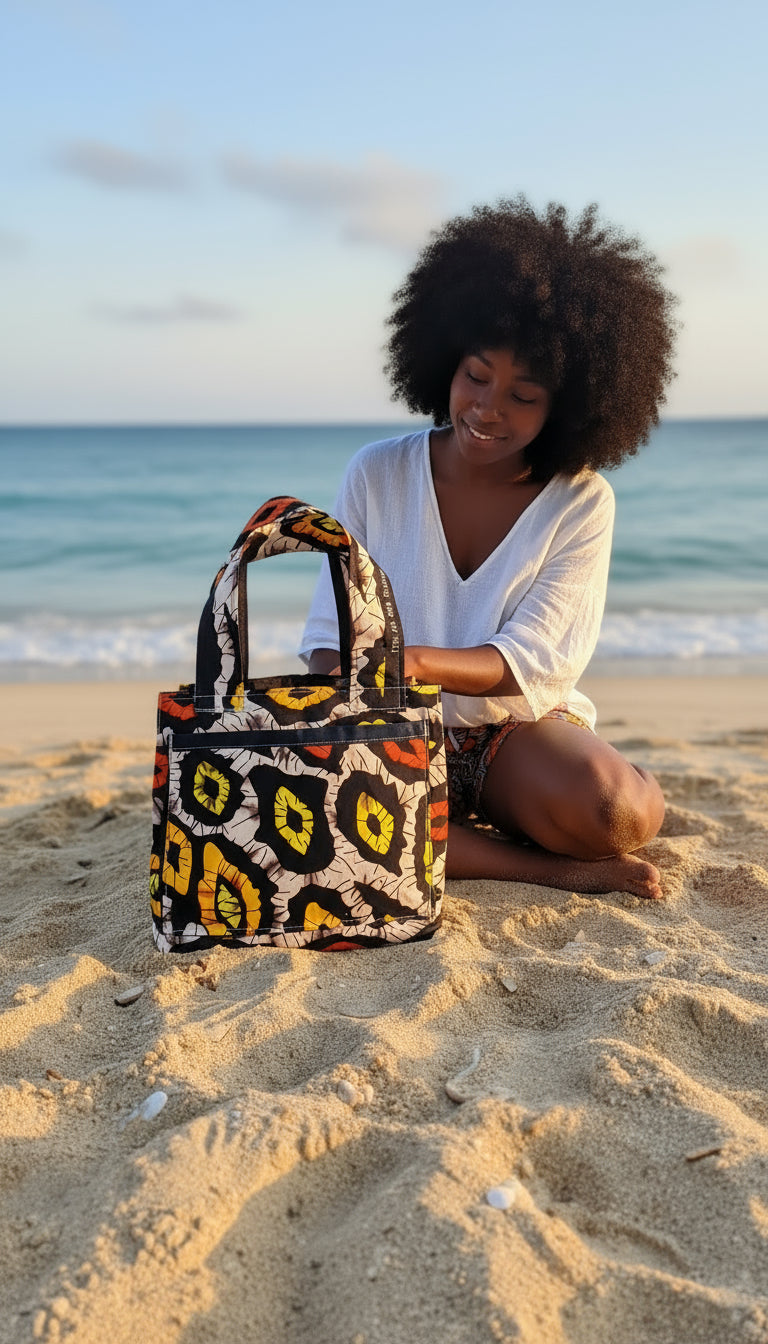 Colourful Ankara Tote | Handmade African